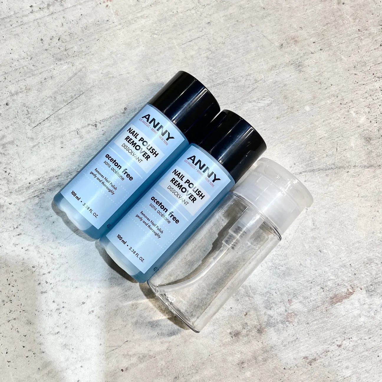 ANNY洗甲水用過不想換！(複合維生素保濕洗甲水x3 + 壓瓶x1)